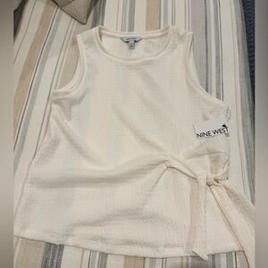 Nine West tank with tie detail size M